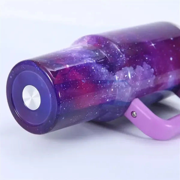 Starry Sky Tumbler With Lid And Handle-40oz