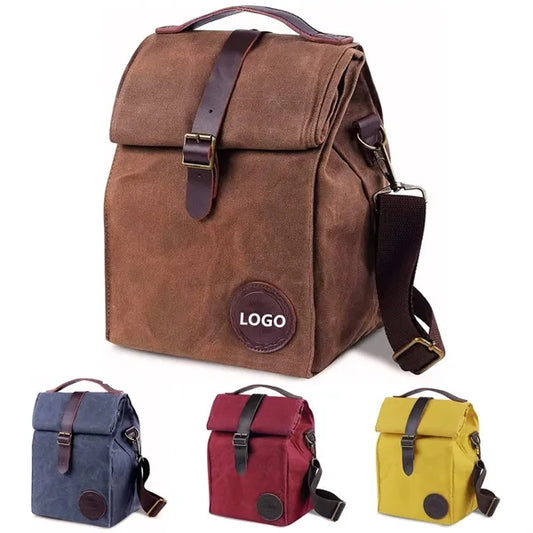 Waxed Canvas Lunch Bag