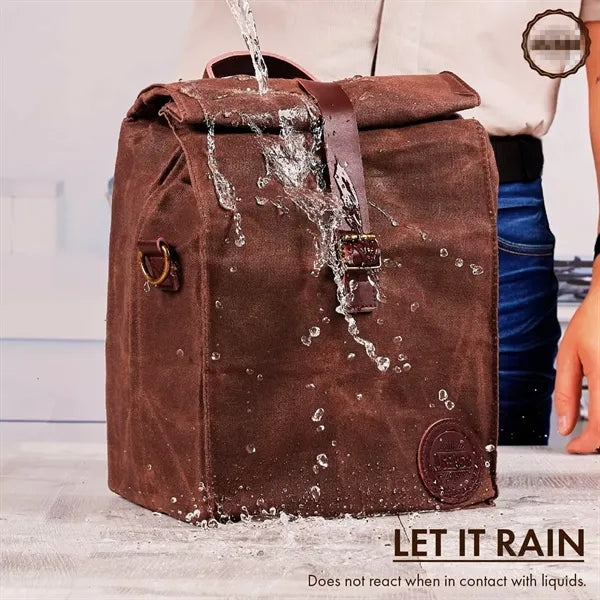 Waxed Canvas Lunch Bag