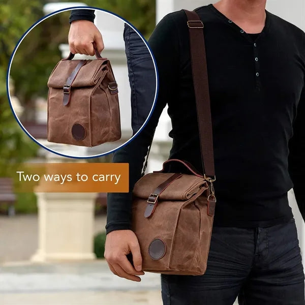 Waxed Canvas Lunch Bag