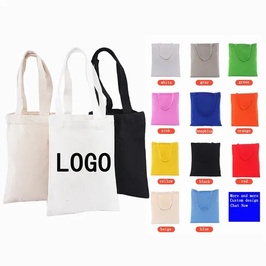 Canvas Tote Bag with Zipper