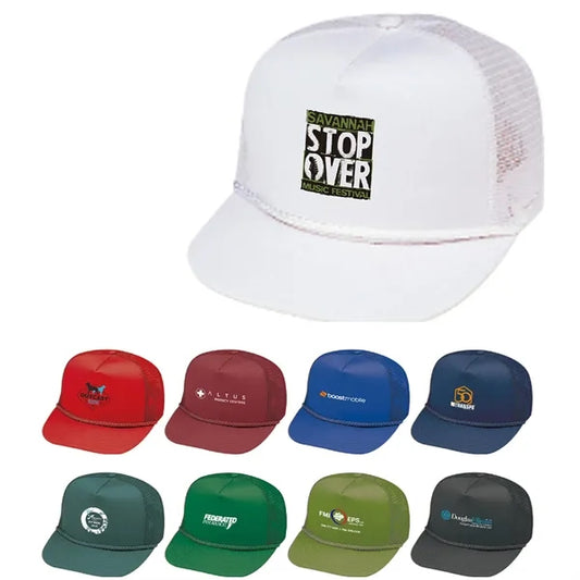 Pro Style (Constructed) 5 Panel Twill Mesh Cap