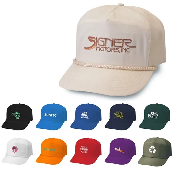 Poplin Golf Cap