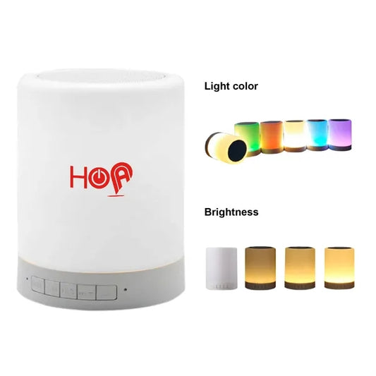 Bluetooth Speaker w/ LED Lamp