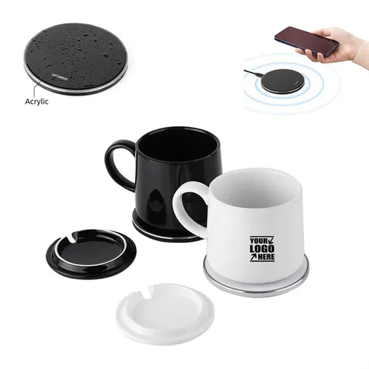 New Smart Heating Ceramic Warm Cup Set