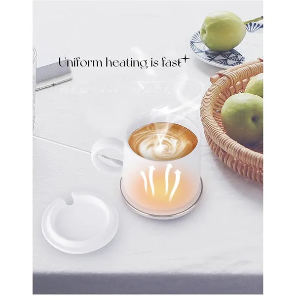 New Smart Heating Ceramic Warm Cup Set