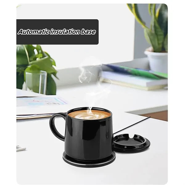 New Smart Heating Ceramic Warm Cup Set