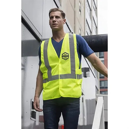 Hi Viz rPET Class 2 Adjustable Breakaway Mesh Safety Vest