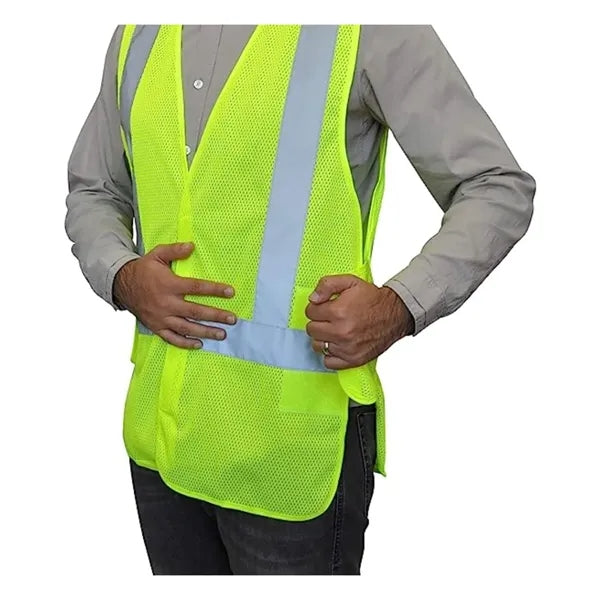 Hi Viz rPET Class 2 Adjustable Breakaway Mesh Safety Vest