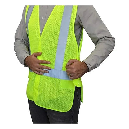 Hi Viz rPET Class 2 Adjustable Breakaway Mesh Safety Vest