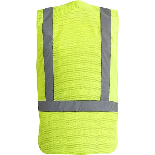 Hi Viz rPET Class 2 Adjustable Breakaway Mesh Safety Vest
