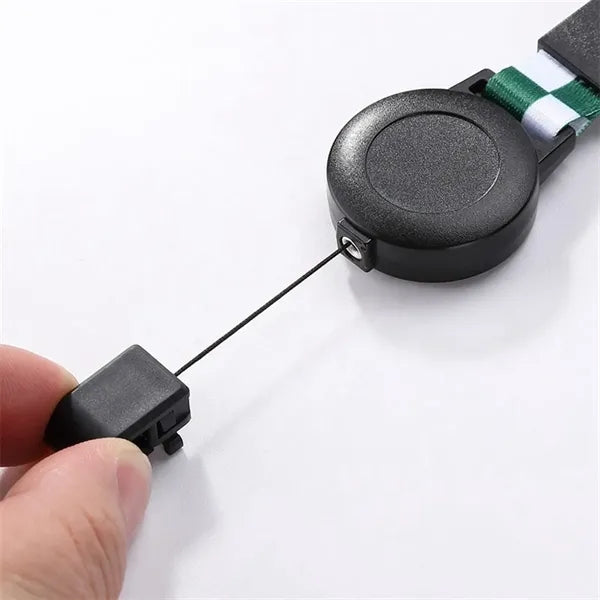 Black Retractable  ID Badge Holder