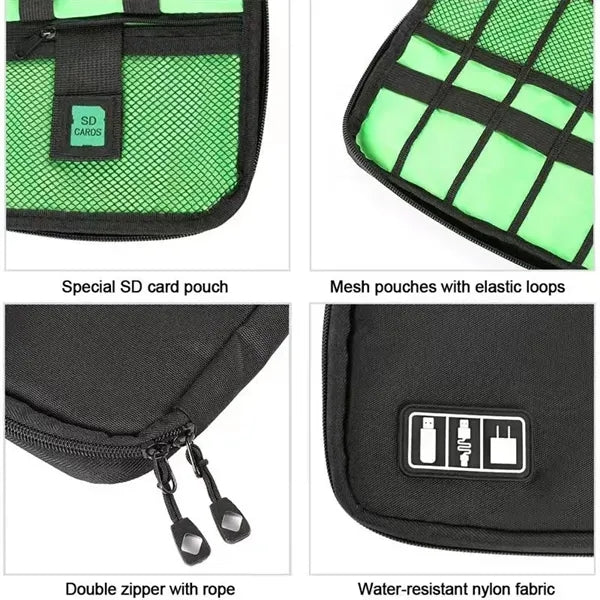 Electronic Cable USB Organizer Storage Bag
