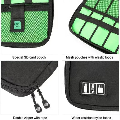 Electronic Cable USB Organizer Storage Bag
