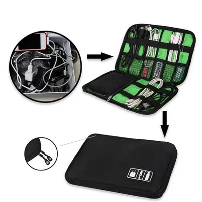 Electronic Cable USB Organizer Storage Bag