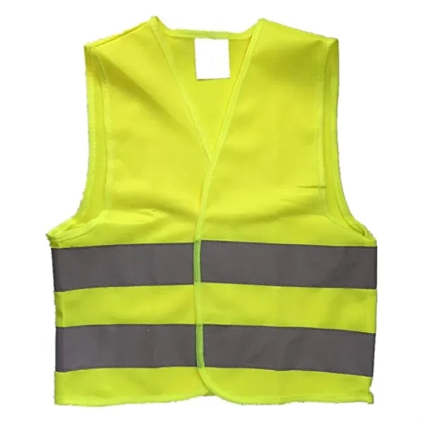 Kids rPET Class 2 Knitted Reflective Safety Loop & Hook Vest