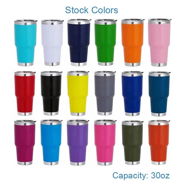 30oz Stainless Steel Vacuum Insulated Tumbler MagSlider Lid