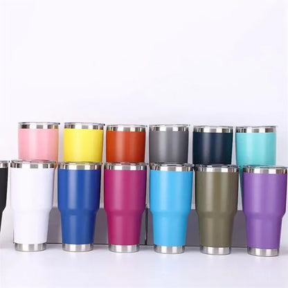 30oz Stainless Steel Vacuum Insulated Tumbler MagSlider Lid