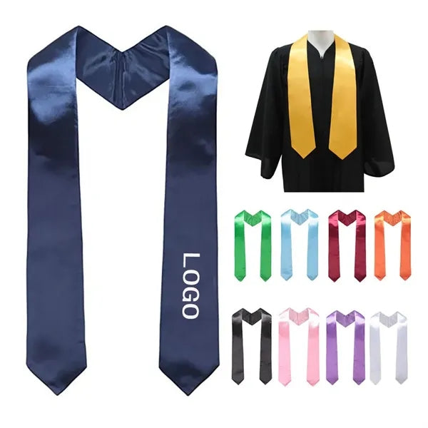 65" x 5" Unisex Premium Quality Graduation Sash Honor Stole