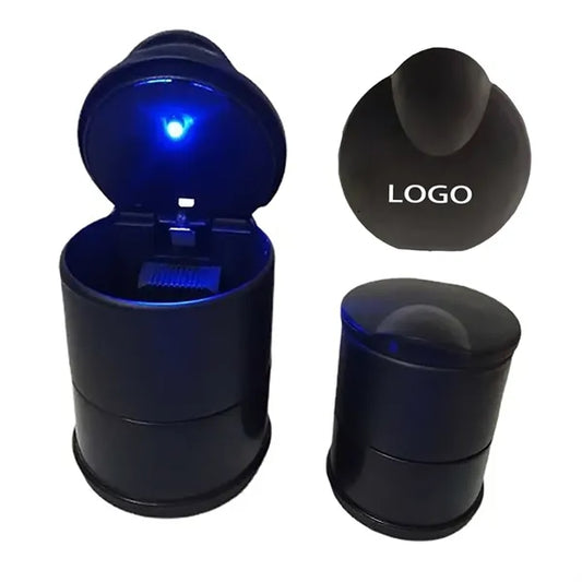 High Flame Resistant Car Ashtray with Led Night Light