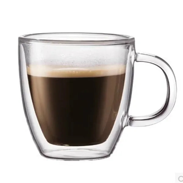 Savor Double Wall Insulated Glass Espresso Mug 5oz