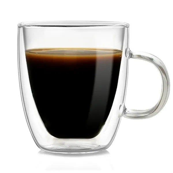 Savor Double Wall Insulated Glass Espresso Mug 5oz