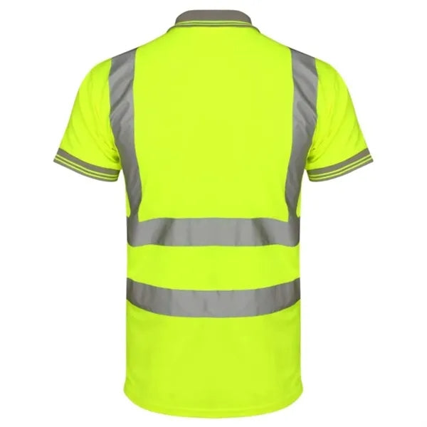 Hi Vis Class 2 Reflective Tape Safety Workwear Polo