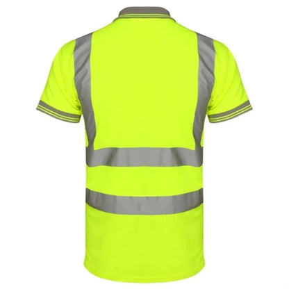 Hi Vis Class 2 Reflective Tape Safety Workwear Polo