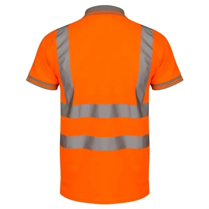 Hi Vis Class 2 Reflective Tape Safety Workwear Polo