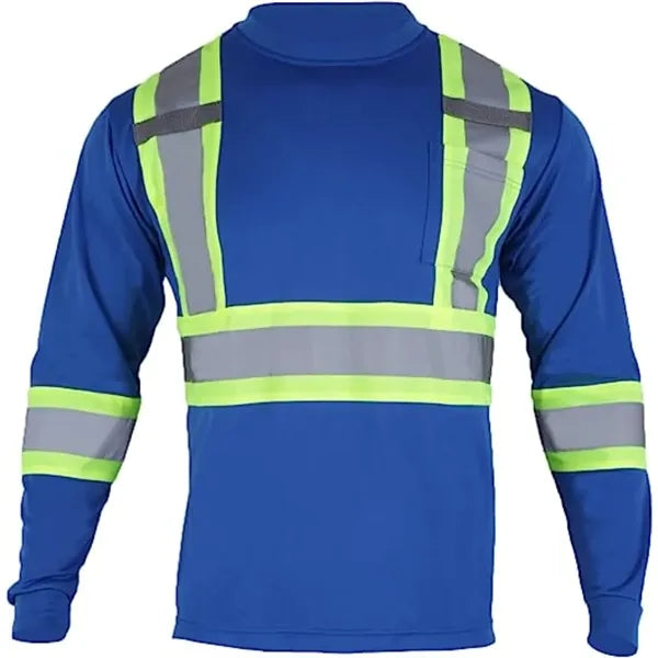 Hi-Viz Reflective Tape Safety Class 3 T-Shirt w/ Pocket