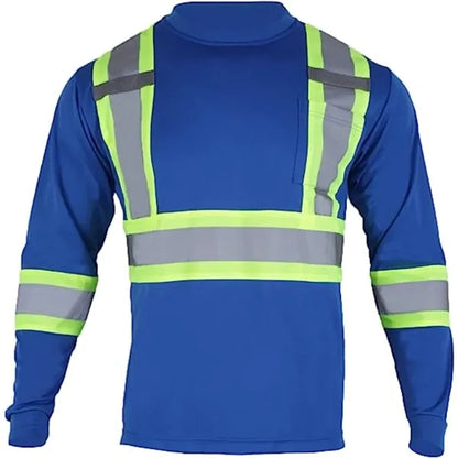 Hi-Viz Reflective Tape Safety Class 3 T-Shirt w/ Pocket