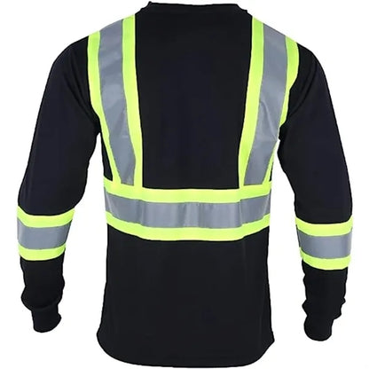Hi-Viz Reflective Tape Safety Class 3 T-Shirt w/ Pocket