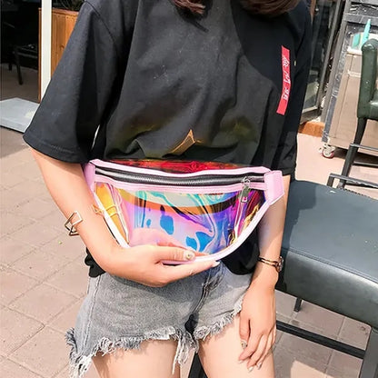 Clear Holographic Fanny Pack