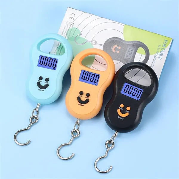 Portable Backlit Luggage Hanging Hook Scale