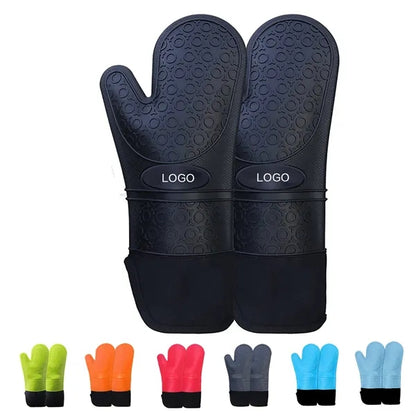 Extra Long Silicone Oven Mitt