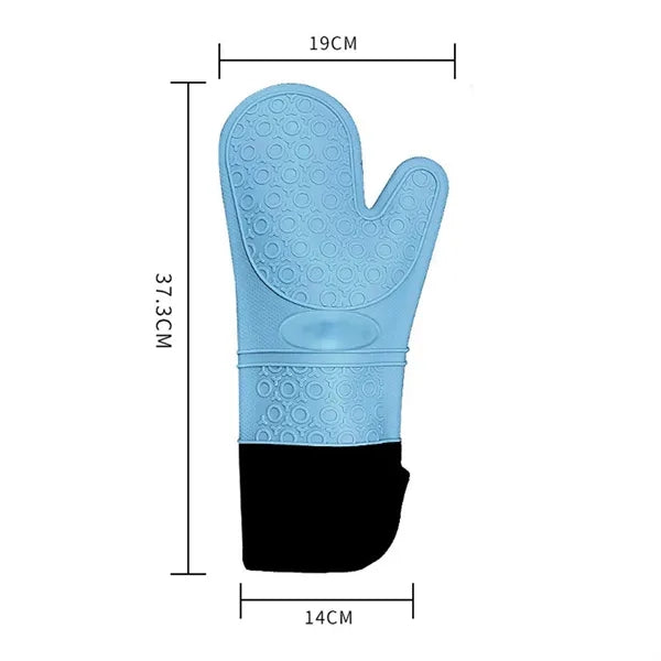 Extra Long Silicone Oven Mitt