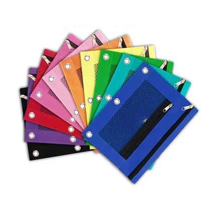 Binder Pencil Pouch with Zipper Pulls