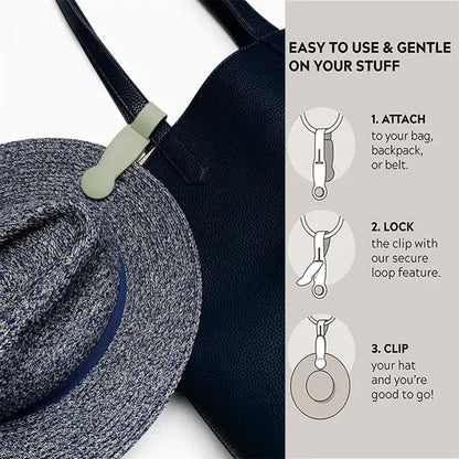 Magnetic Silicone Hat Clip