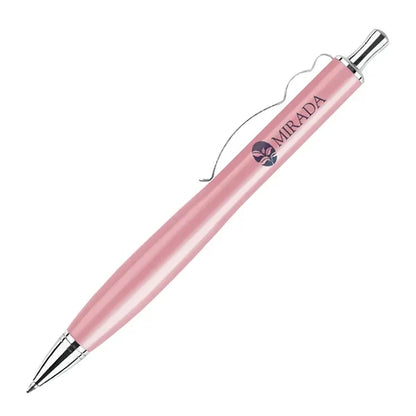 Lacquer Coated Pen with Wavy Chrome Clip