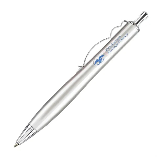 Lacquer Coated Pen with Wavy Chrome Clip