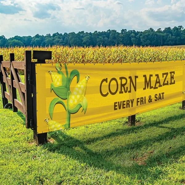 4' x 12' Premium Polyester Mesh Banner