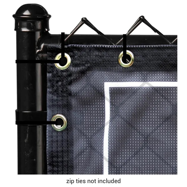 4' x 12' Premium Polyester Mesh Banner