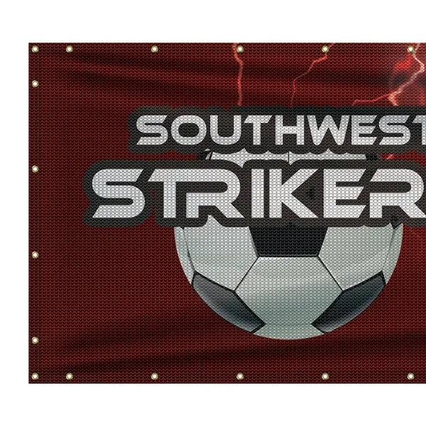 4' x 24' Premium Polyester Mesh Banner