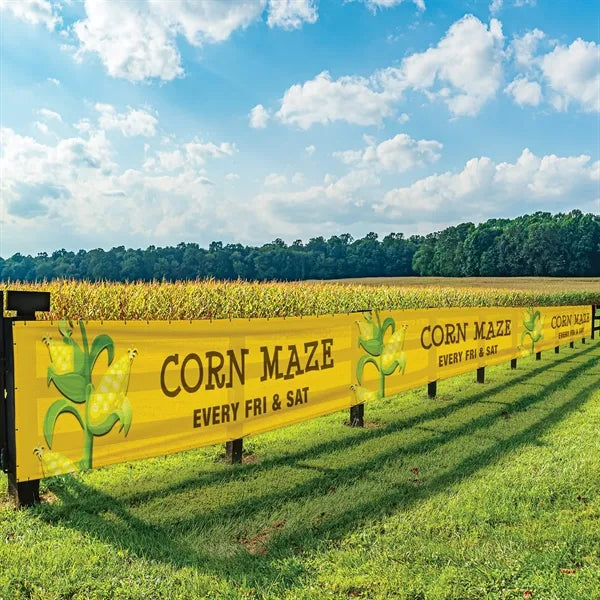4' x 48' Premium Polyester Mesh Banner