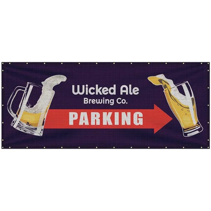 5' x 12' Premium Polyester Mesh Banner