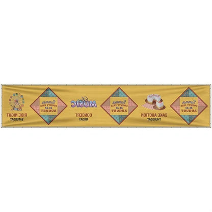 5' x 24' Premium Polyester Mesh Banner