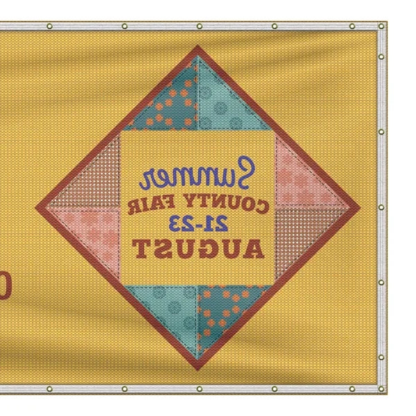 5' x 24' Premium Polyester Mesh Banner