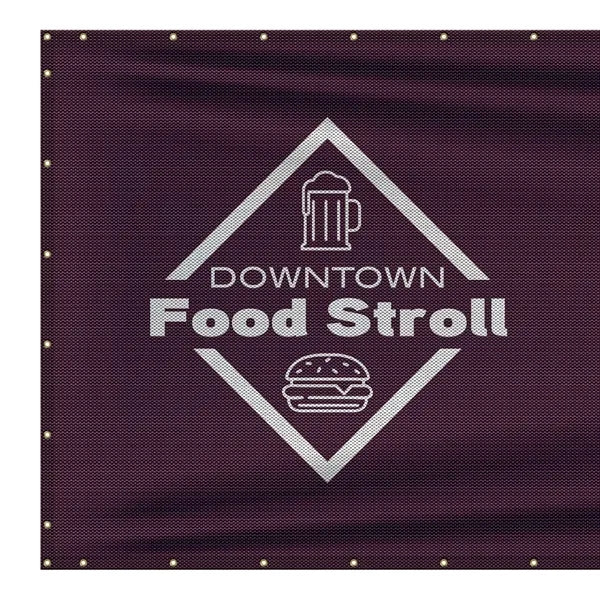 6' x 48' Premium Polyester Mesh Banner