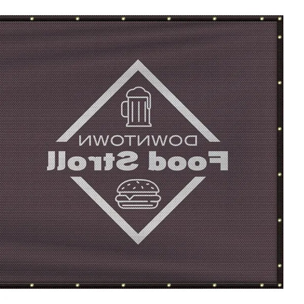 6' x 48' Premium Polyester Mesh Banner