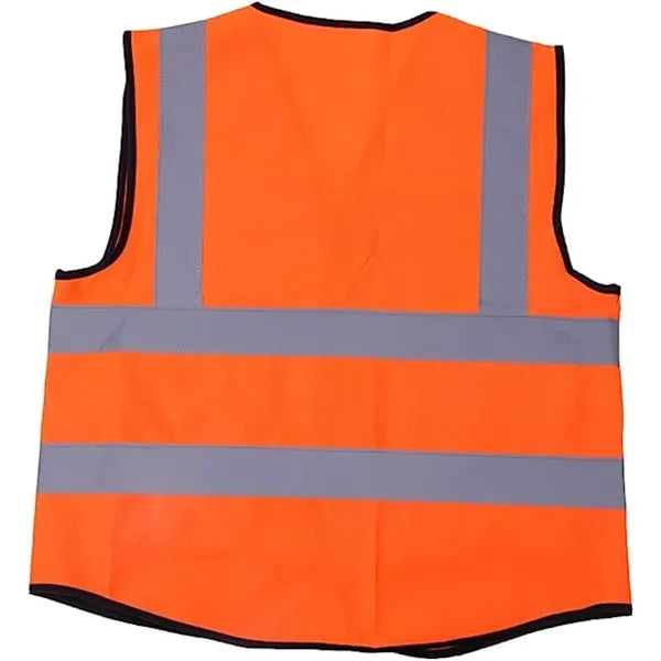 Hi Vis Class 2 Recycled Reflective Safety Vest W/ 5 Pockets
